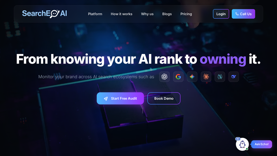 Screenshot of SearchEO AI