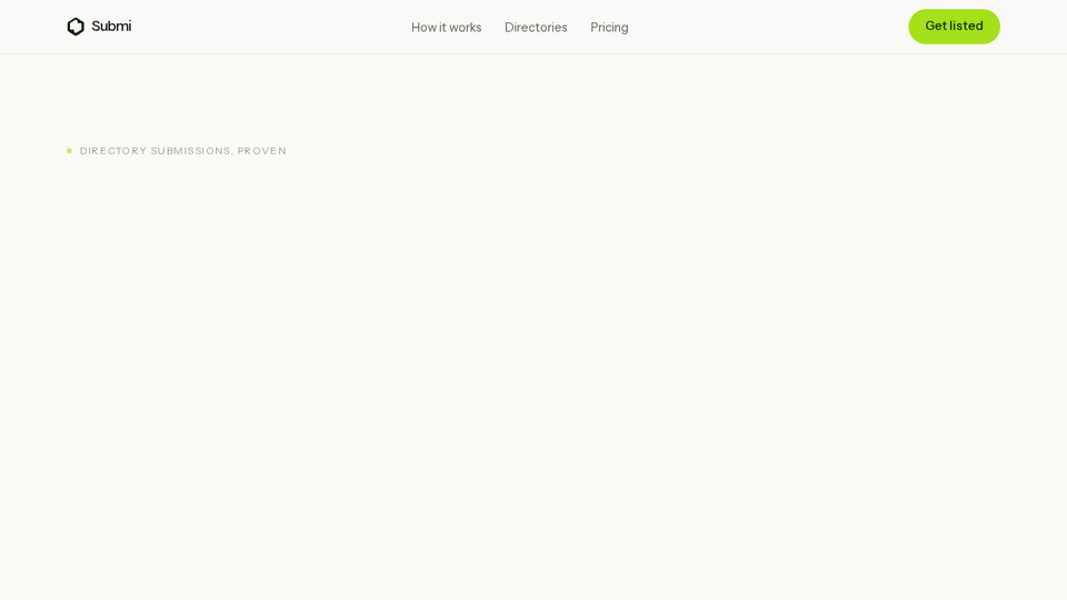 Screenshot of Submi