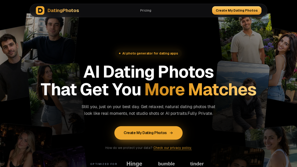 Screenshot of DatingPhotos
