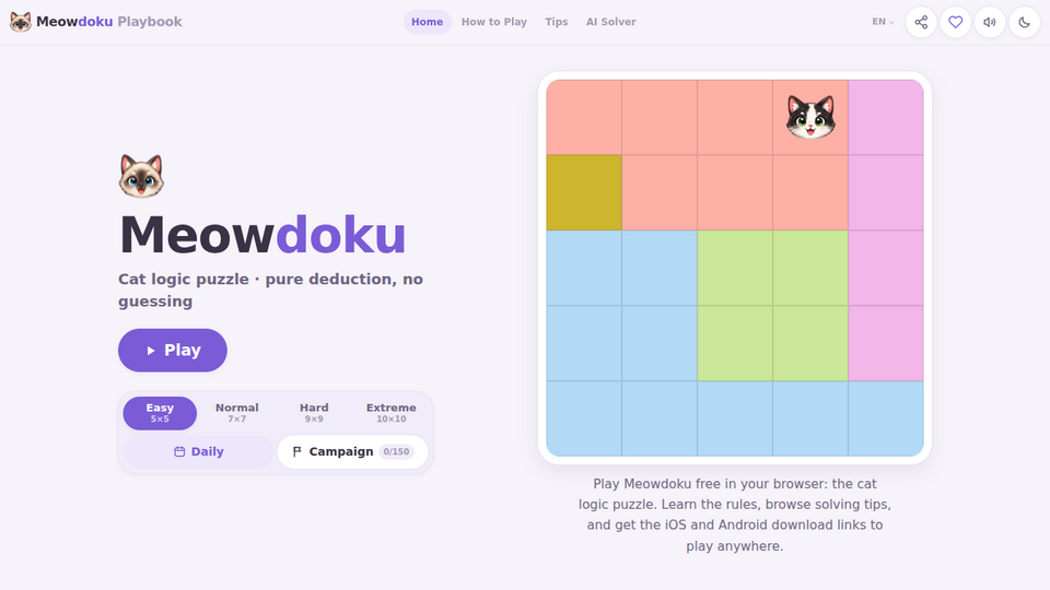 Screenshot of Meowdoku Playbook