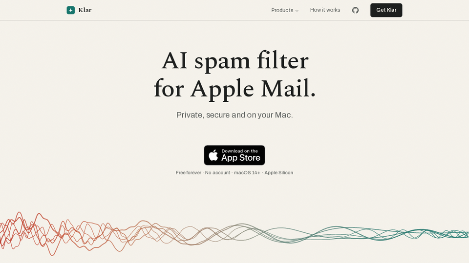 Screenshot of Klar