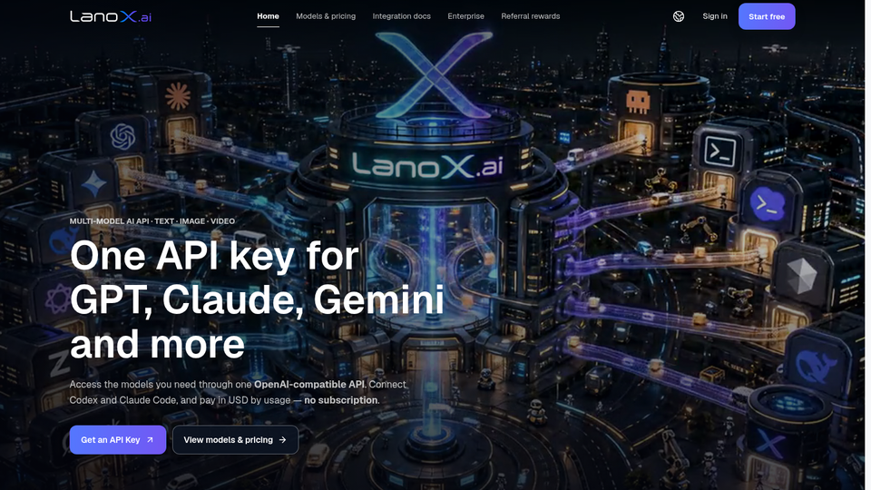 Screenshot of LanoX