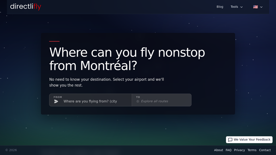 Screenshot of Directlifly