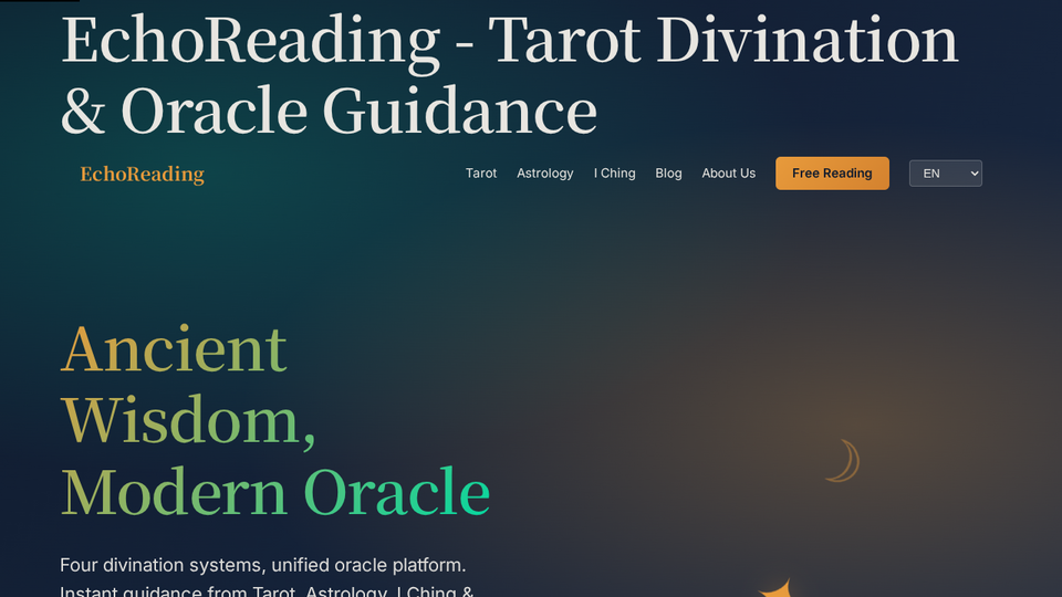 Screenshot of EchoReading