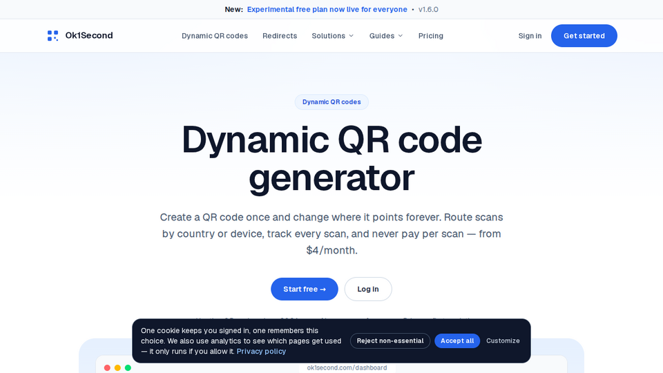 Screenshot of Ok1Second