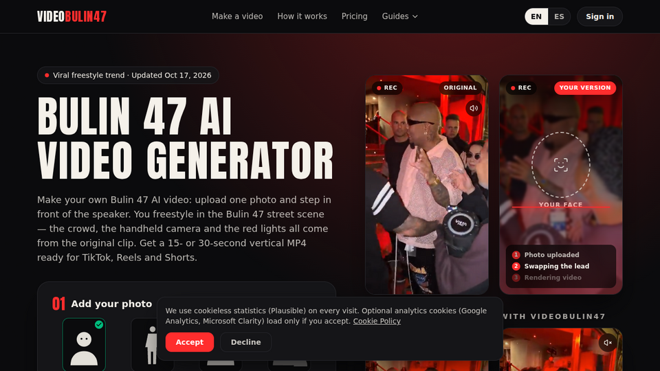 Screenshot of VideoBulin47
