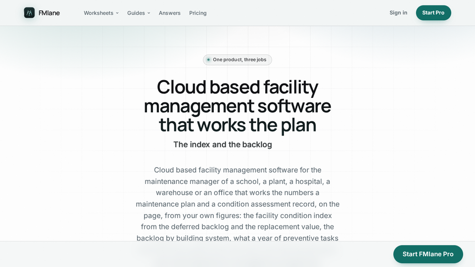 Screenshot of FMlane