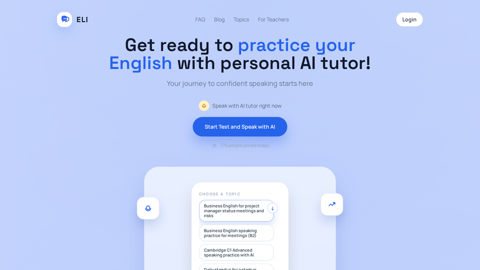 Screenshot of Elispeak