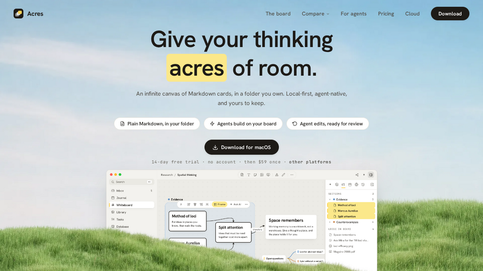 Screenshot of Acres