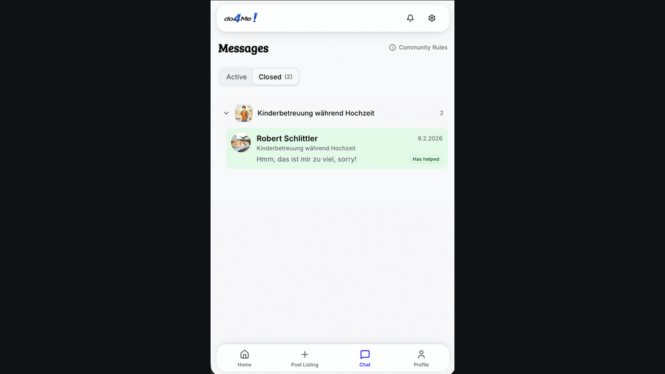 Screenshot of Do4Me