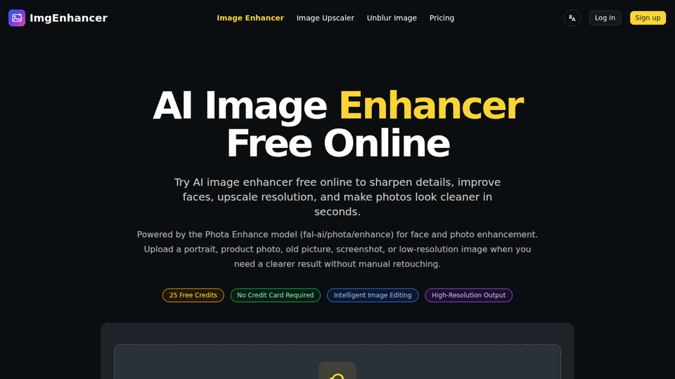 Screenshot of ImgEnhancer