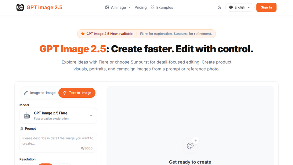 Screenshot of GPT Image 2.5