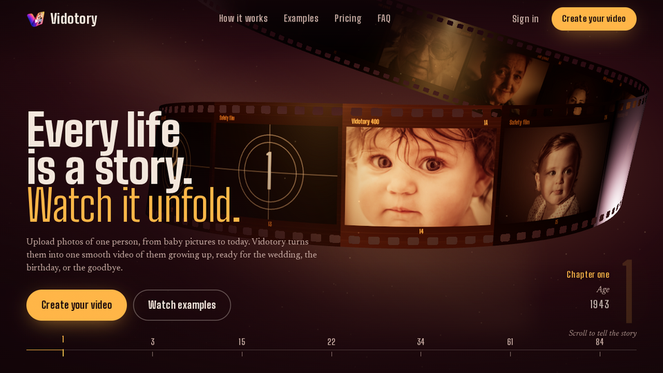 Screenshot of Vidotory