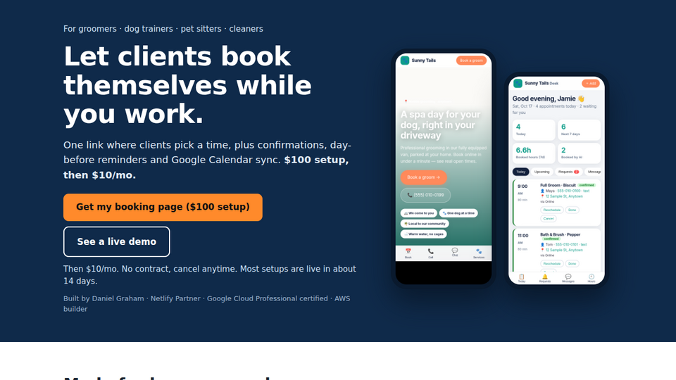 Screenshot of Book by First Deploy