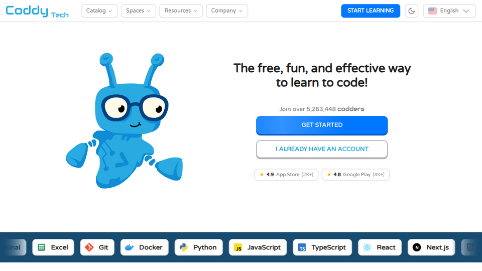 Screenshot of Coddy