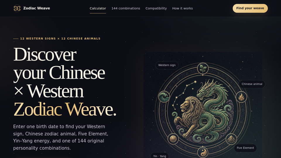 Screenshot of Zodiac Weave