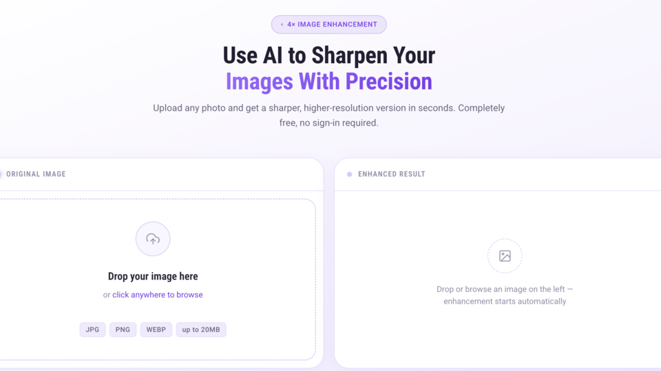 Screenshot of ImageSharpen