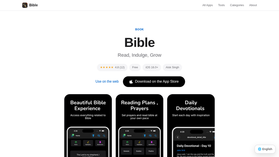 Screenshot of Bible Study AI - Offline