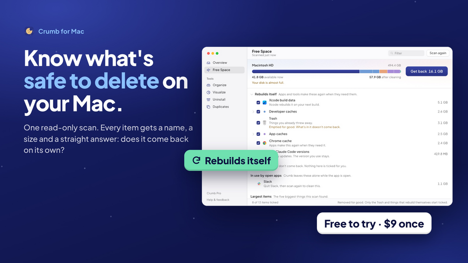 Screenshot of Crumb