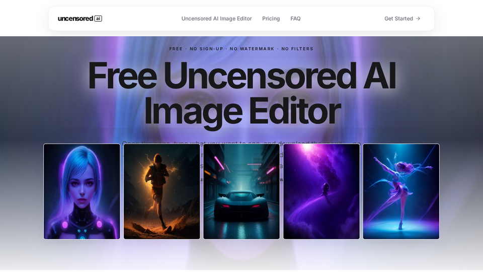 Screenshot of Uncensored AI