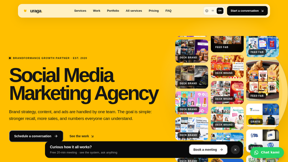 Screenshot of Uraga Digital Agency