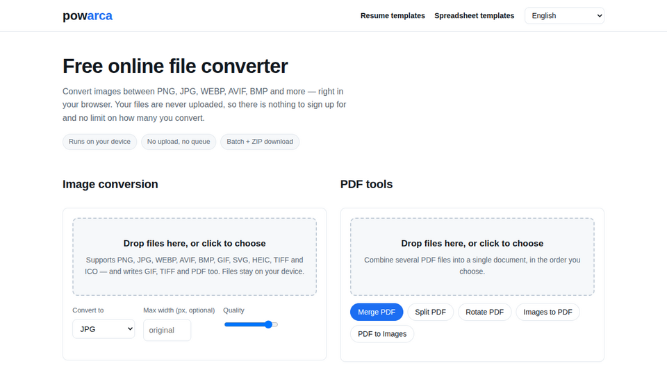 Screenshot of powarca
