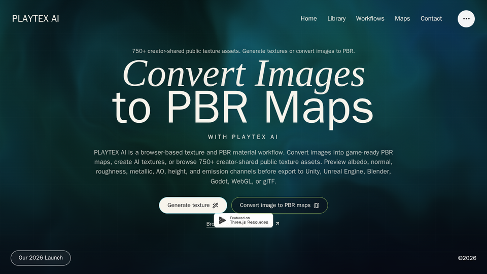Screenshot of PLAYTEX AI