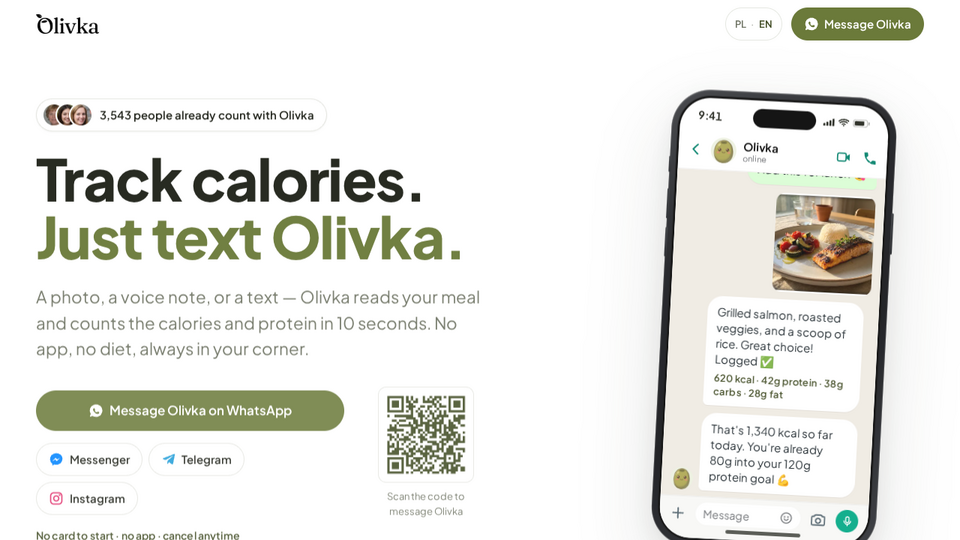 Screenshot of Olivka