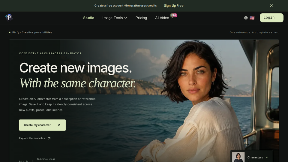 Screenshot of Pixfy