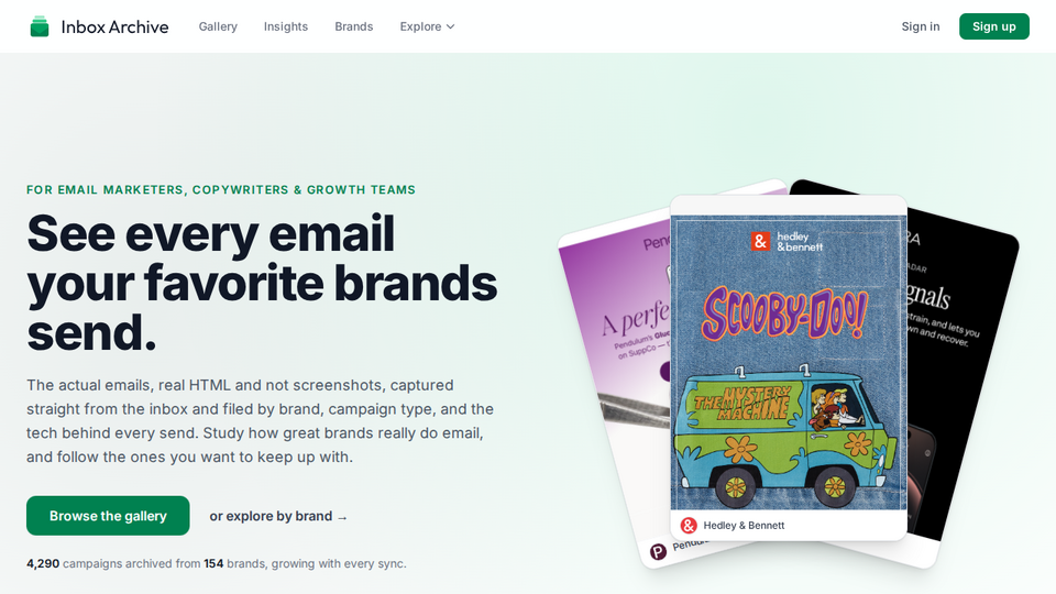 Screenshot of InboxArchive