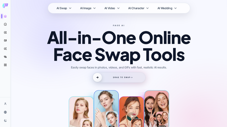 Screenshot of Face AI