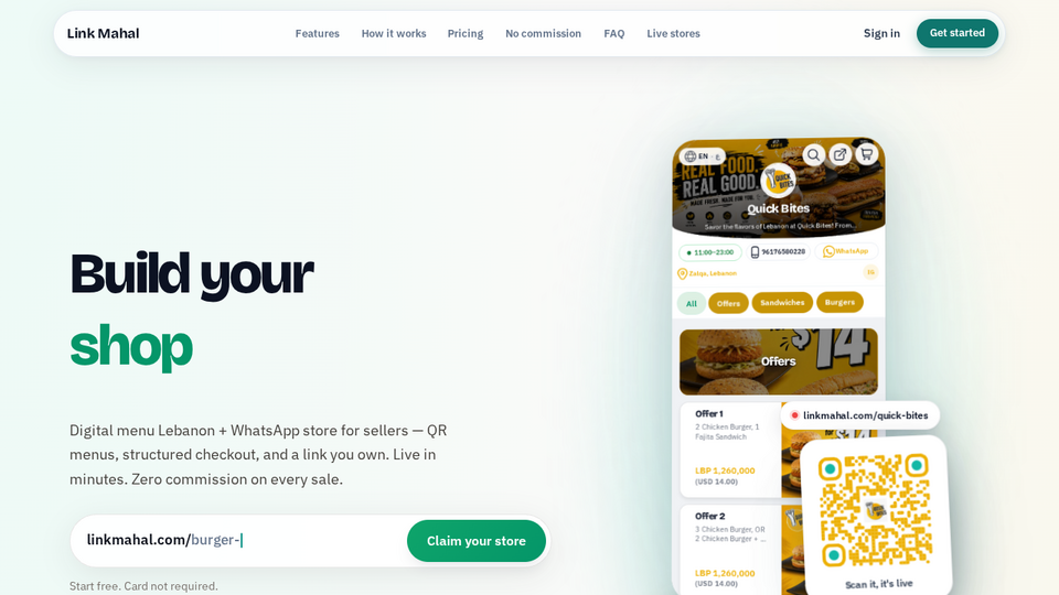 Screenshot of Link Mahal