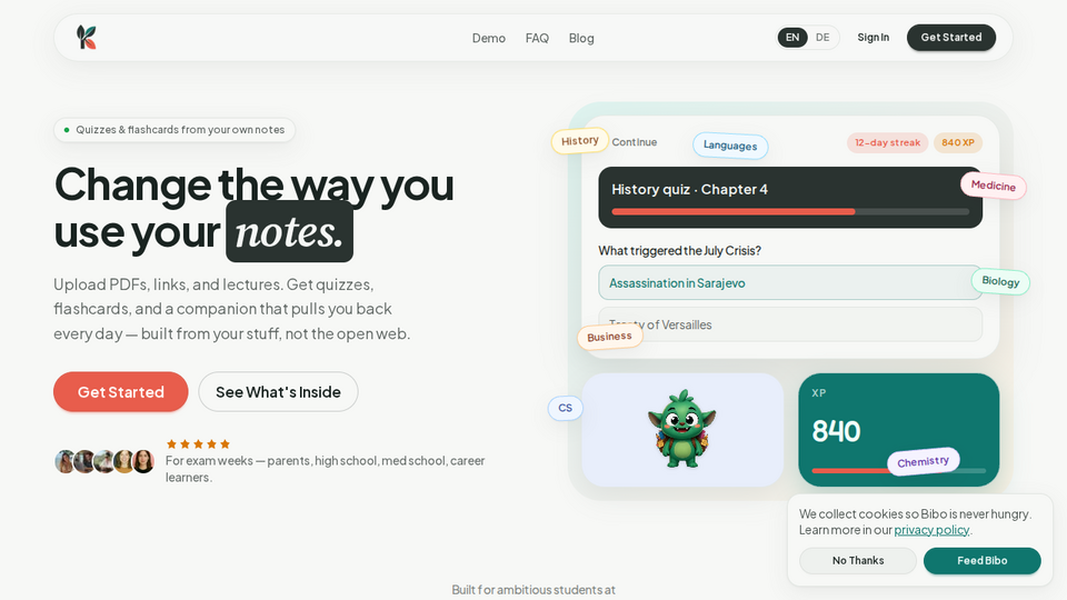 Screenshot of Knovato
