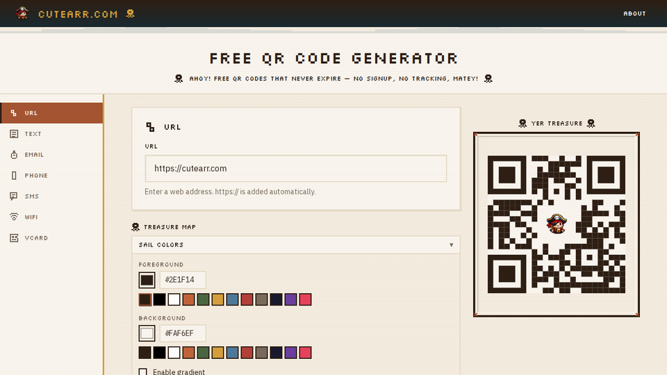 Screenshot of cutearr.com