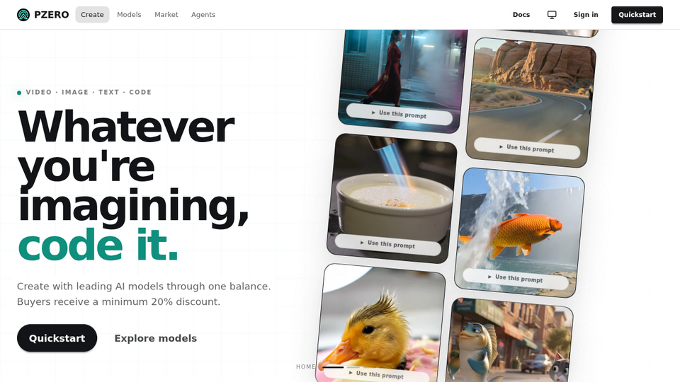 Screenshot of PZERO