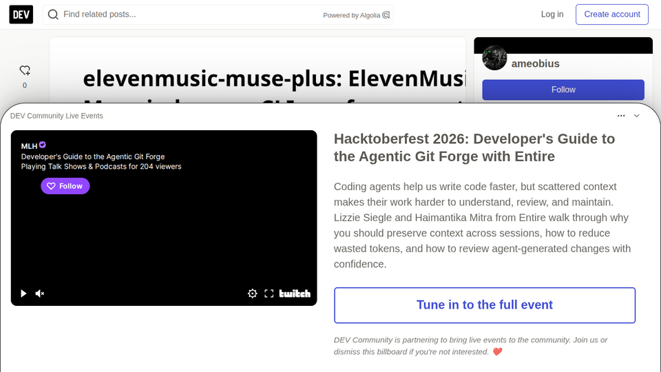 Screenshot of elevenmusic-muse-plus