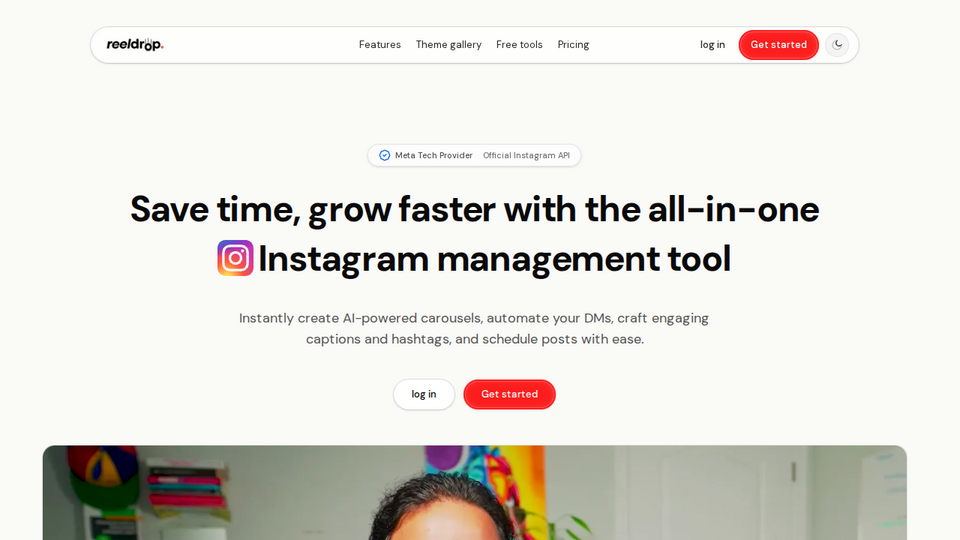 Screenshot of ReelDrop
