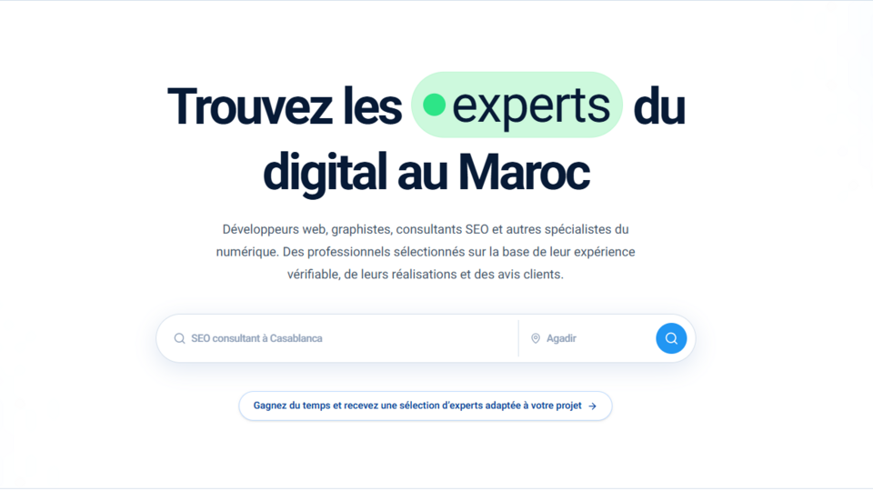 Screenshot of Trouverunexpertdigital.m