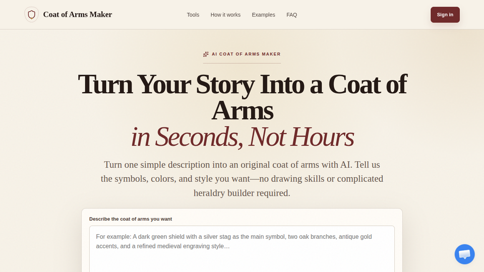 Screenshot of Coat of Arms Maker