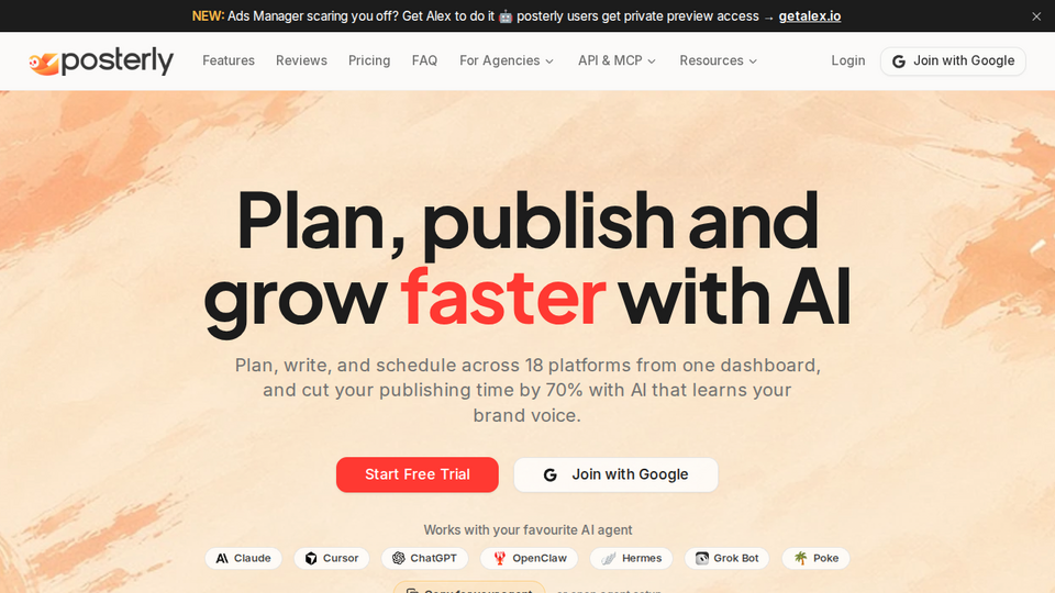 Screenshot of poster.ly