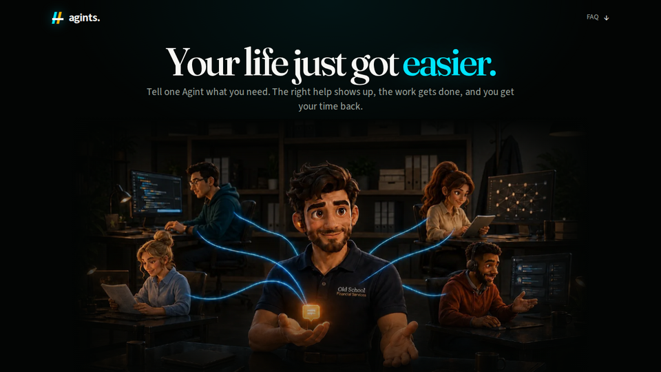 Screenshot of Agints