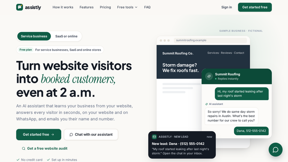 Screenshot of Assistly
