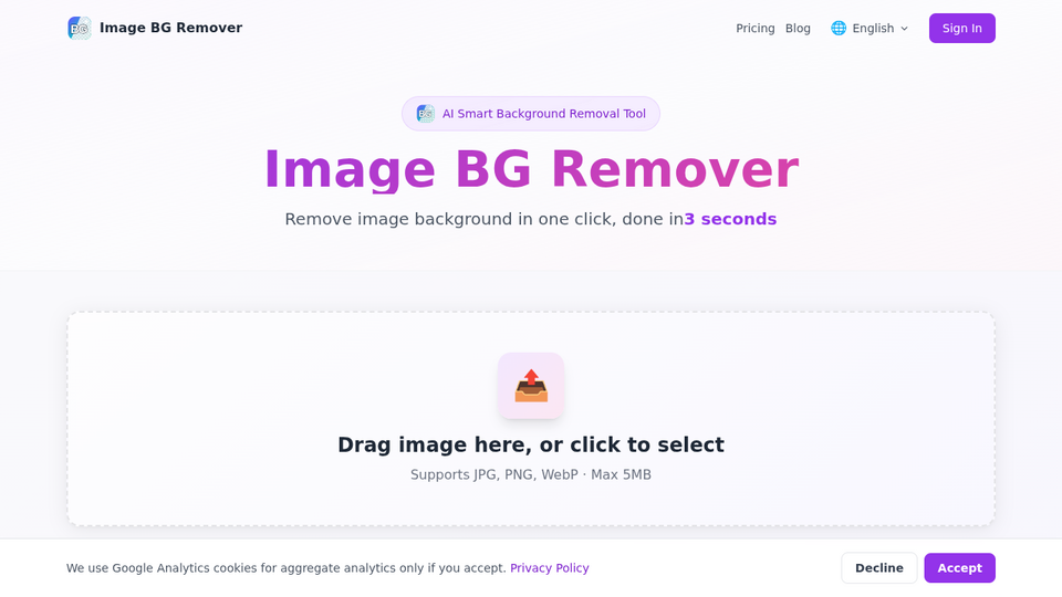 Screenshot of Image BG Remover