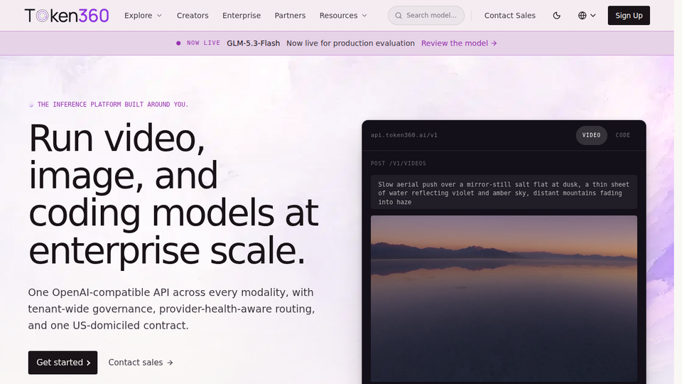 Screenshot of Token360