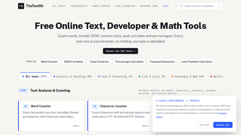 Screenshot of TheTextKit