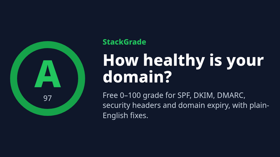 Screenshot of StackGrade