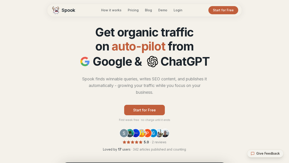 Screenshot of Spook