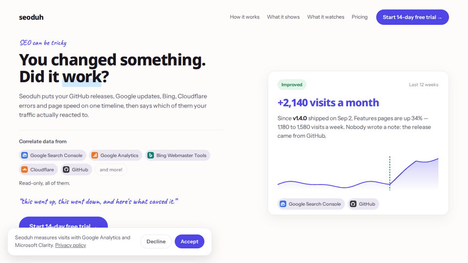 Screenshot of Seoduh