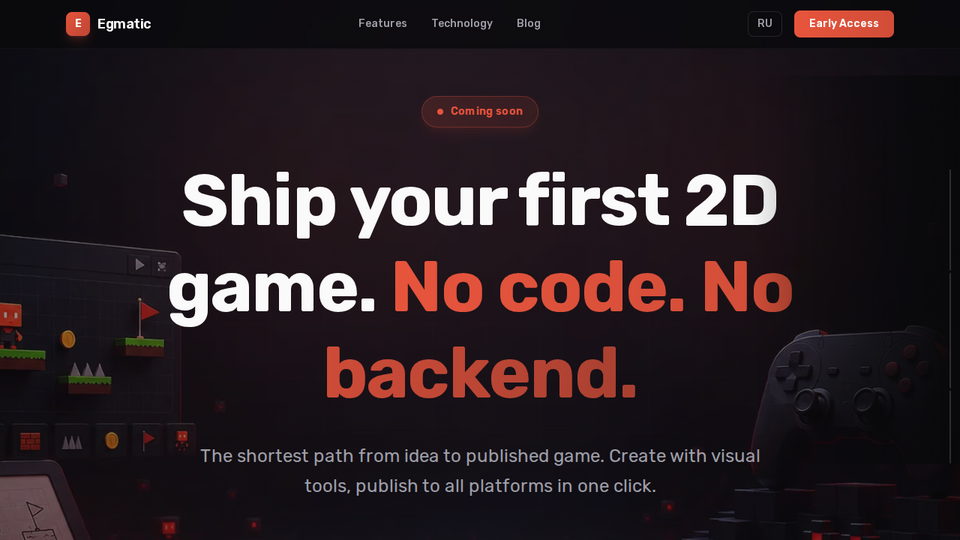 Screenshot of Egmatic