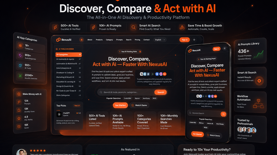 Screenshot of NexusAi